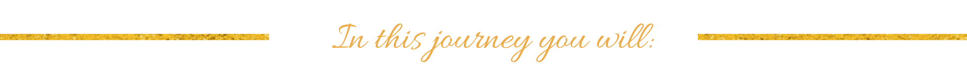 In this journey you will